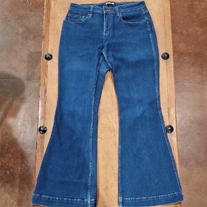 Classic Blue Flare Jeans for Women